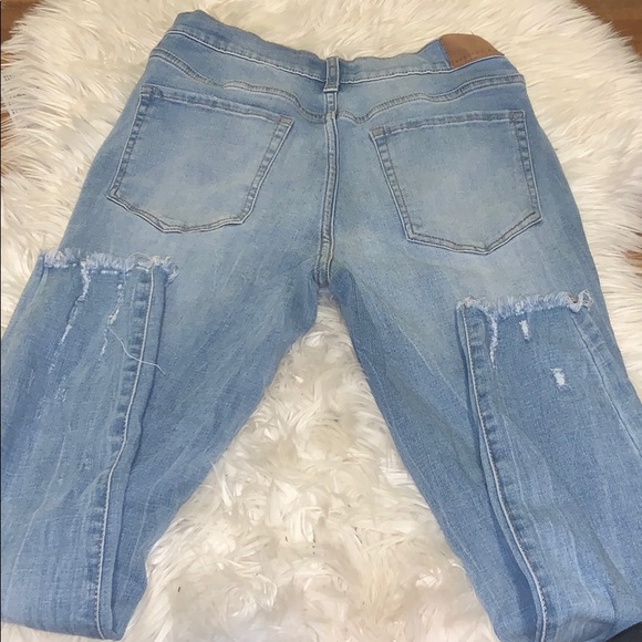 Mid rise ripped jeans light washed - Picture 3 of 3